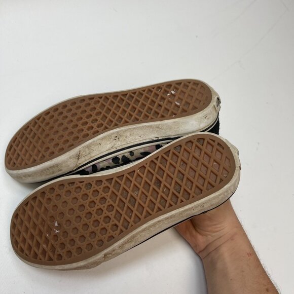 Vans Old Skool Pink Purple Leopard Camo Skater Shoe Low Top Size 4.5 Missy Teen - Picture 6 of 16